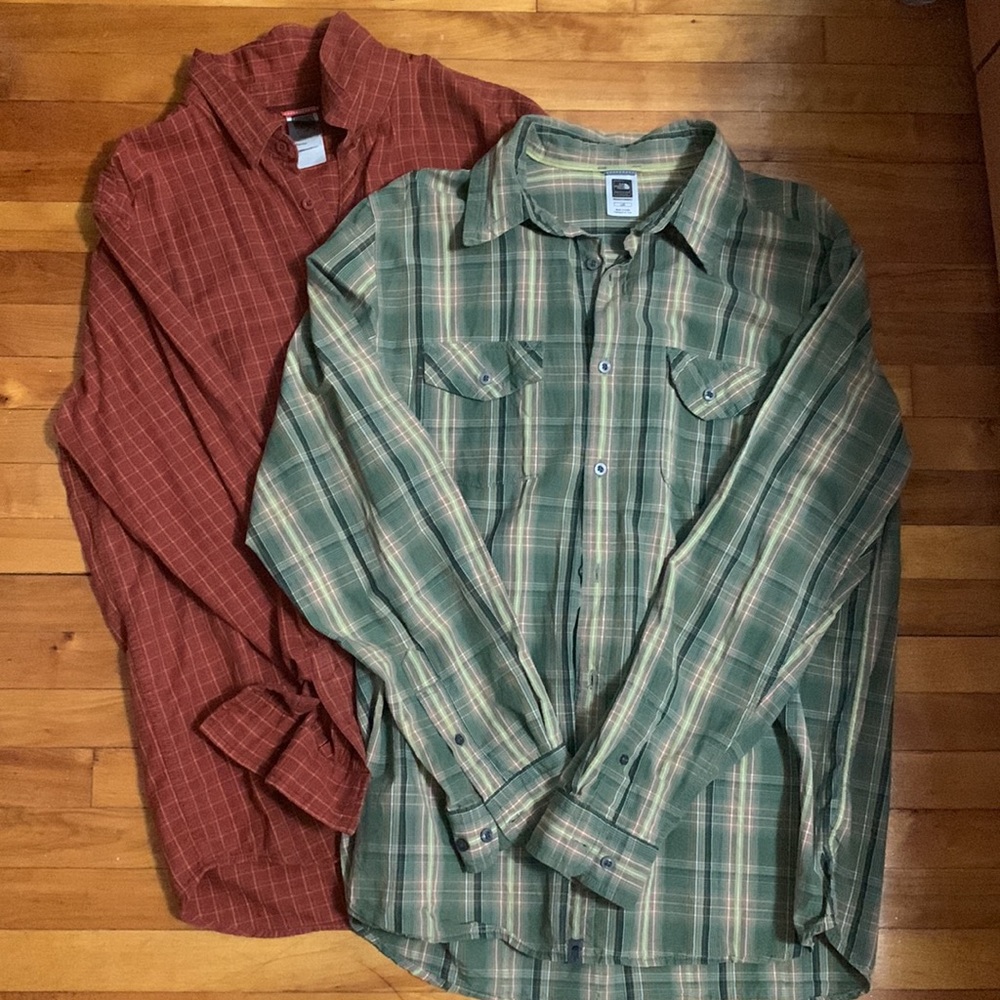 Bundle 🔥The North Face Shirts for Man.Both size Large.Good condition